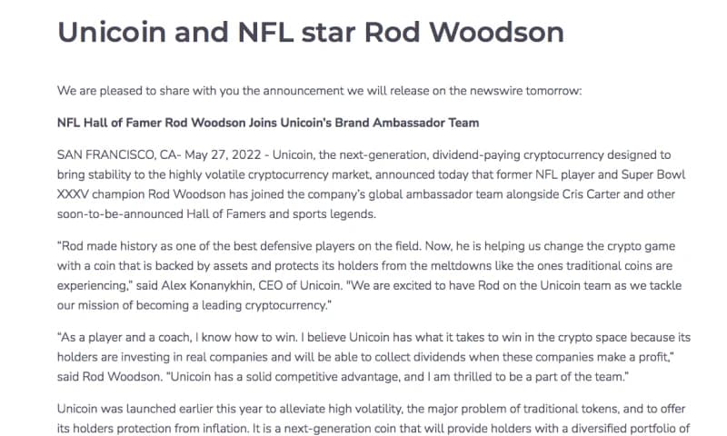 NFL star Rod Woodson